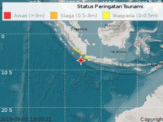 Gempa Magnitudo 7,4 di Banten Berpotensi Tsunami